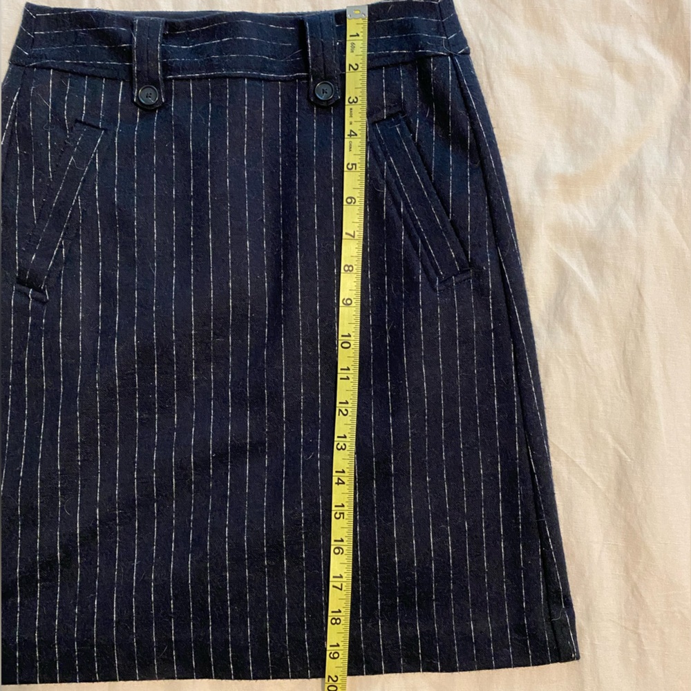 Loft Pinstripe Skirt